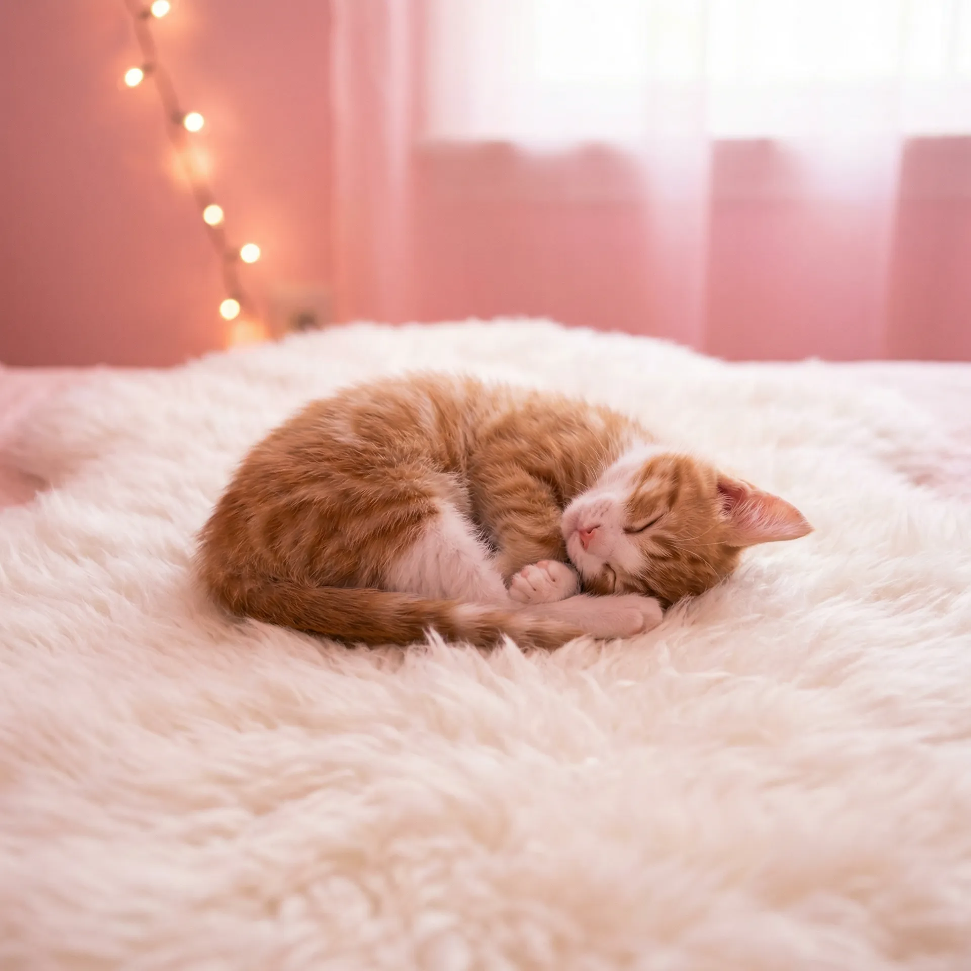 小猫蜷成一团入睡 - 口述20个乱真实案例